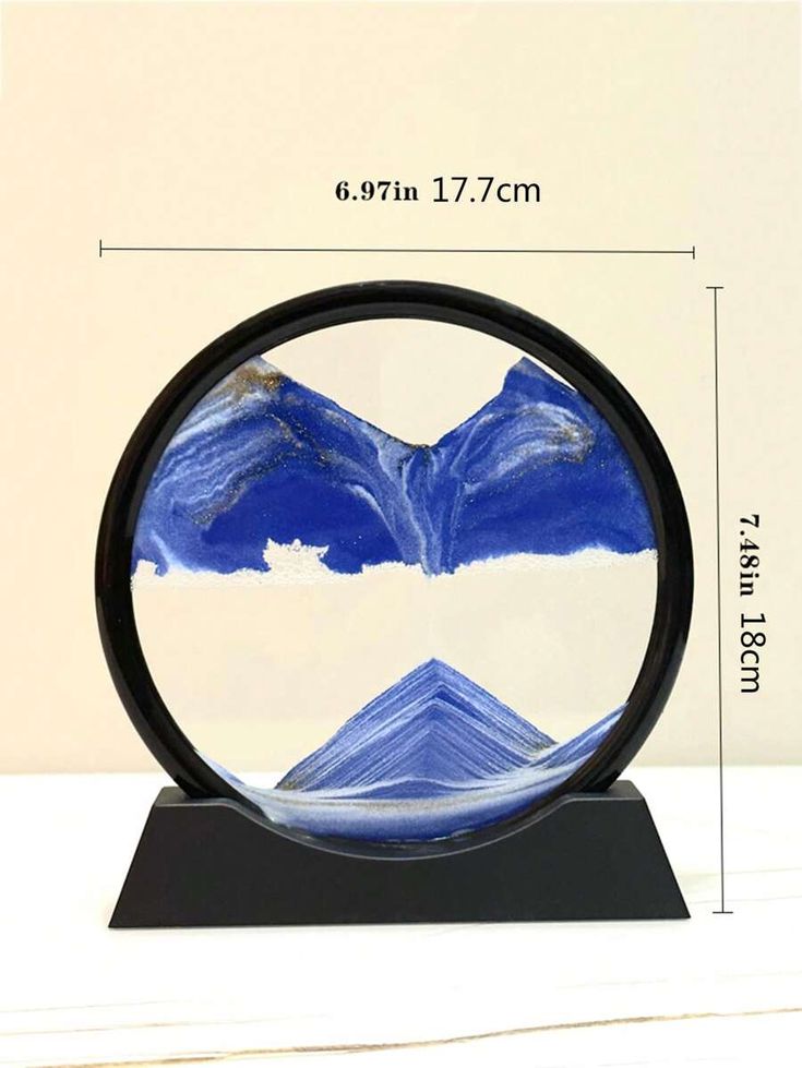“Luxury 3D Moving Sand Mic Collar Lamp – Dynamic Flowing Sand Art with Ambient Light”
