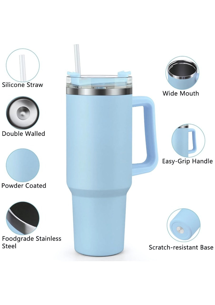 "Mega Hydration 1200 ml Stainless Steel Tumbler – Leak-Proof, Insulated & Travel-Ready"