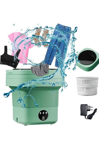 Portable Mini Folding Washing Machine with 3 Adjustable Timing Modes