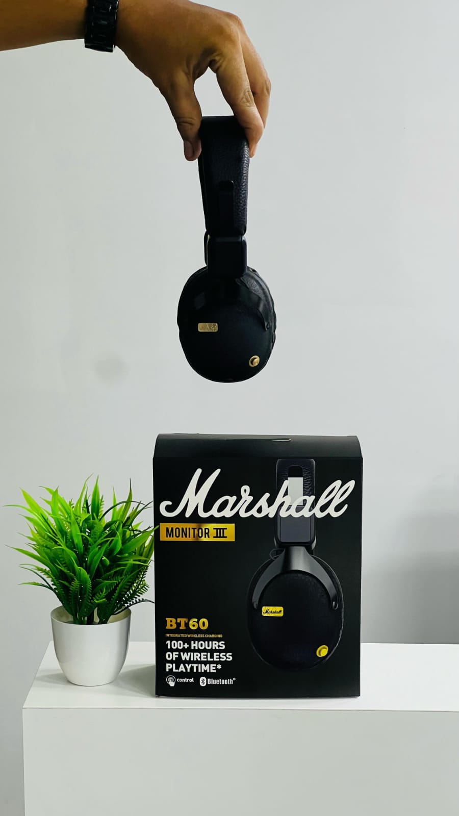 Marshall Monitor III Over Ear Bluetooth Headphones Active Noise Canceling