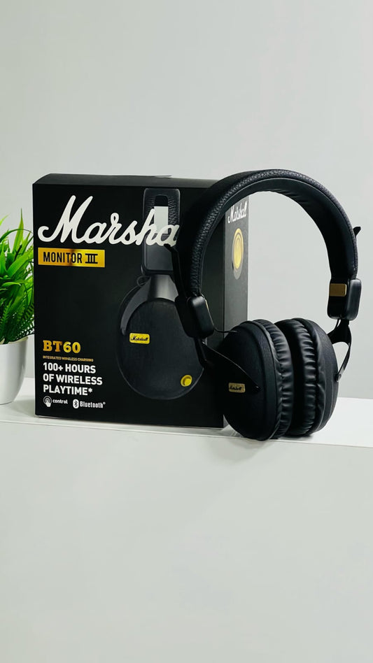 Marshall Monitor III Over Ear Bluetooth Headphones Active Noise Canceling