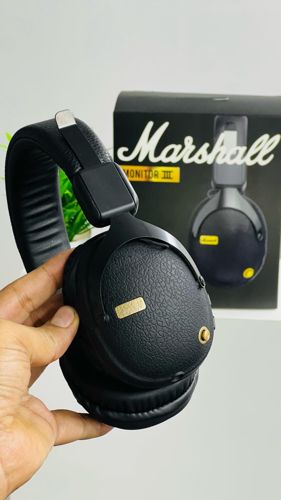 Marshall Monitor III Over Ear Bluetooth Headphones Active Noise Canceling