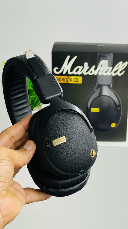 Marshall Monitor III Over Ear Bluetooth Headphones Active Noise Canceling