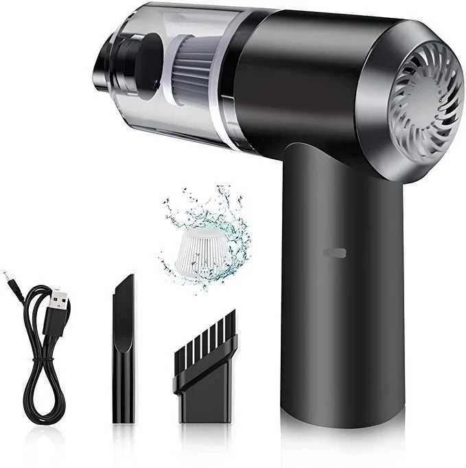 "Wireless Car Vacuum Cleaner with LED Light – Portable & Powerful Cleaning Tool"